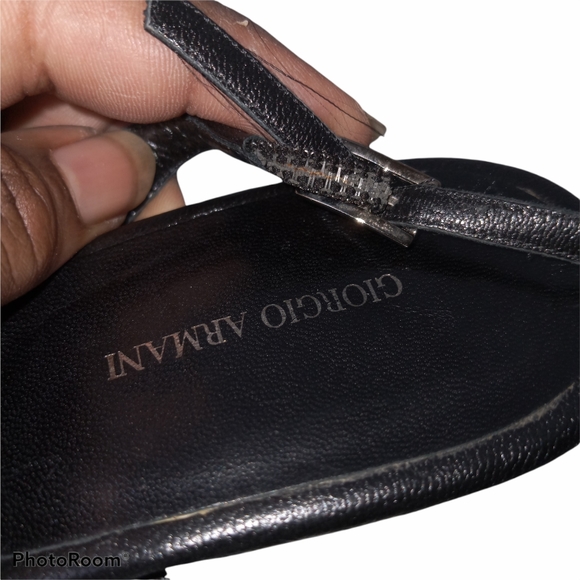 Giorgio Armani Kitten Heel Sandals - Picture 4 of 8